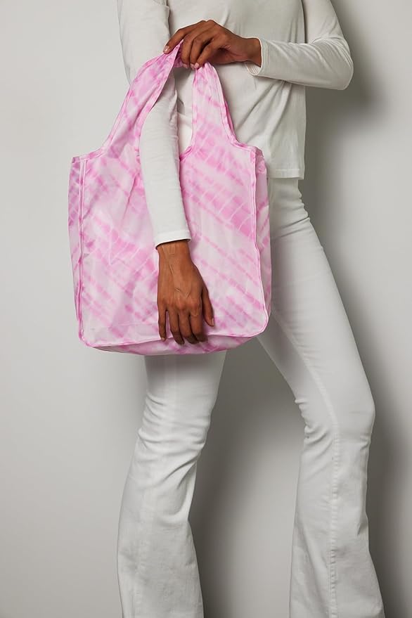 Reusable Grocery Bag - Stylish Shopping Bag for Groceries - Foldable Tote Bag - Medium Size