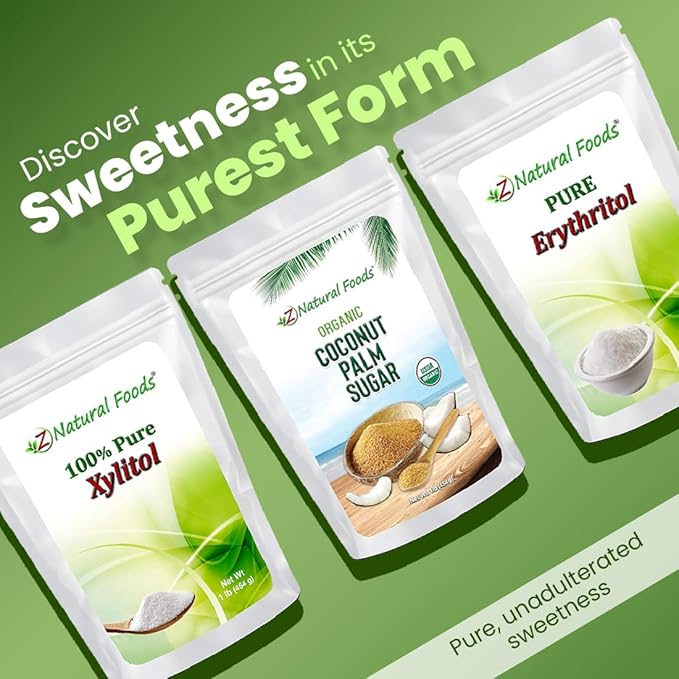 Z Natural Foods Organic Coconut Sugar - Nutrient-Dense, Flavorful & Unrefined Brown Coconut Sugar - Perfect for Tea, Coffee, Oatmeal, Deserts & Baking, Non-GMO, Vegan, Gluten-Free, 10 lbs