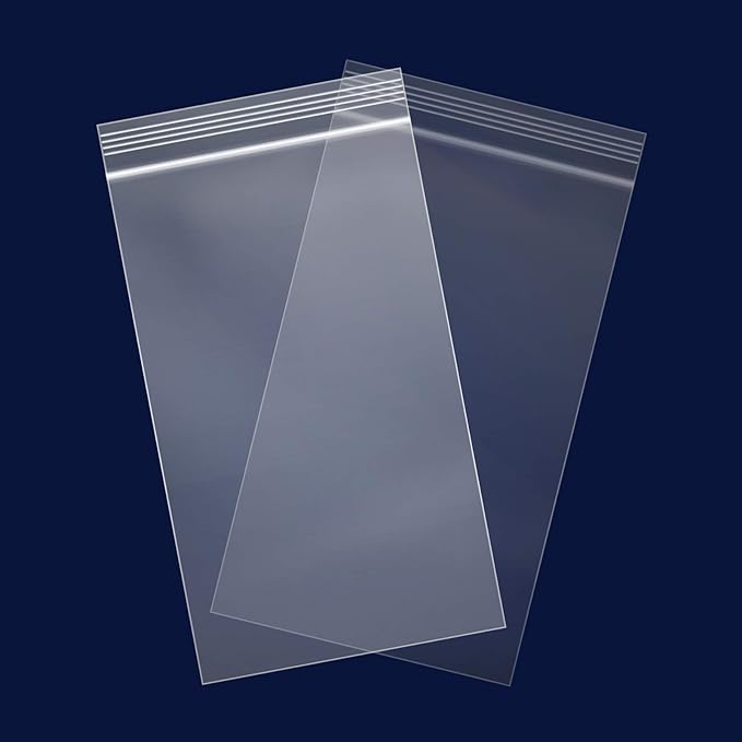 iMailer - 500 Count - 6" x 9" Clear Reclosable Zip Plastic Poly Bags 2 Mil for A7 A8 A9 Cards & Envelopes, Bakery, Cookies, Treats