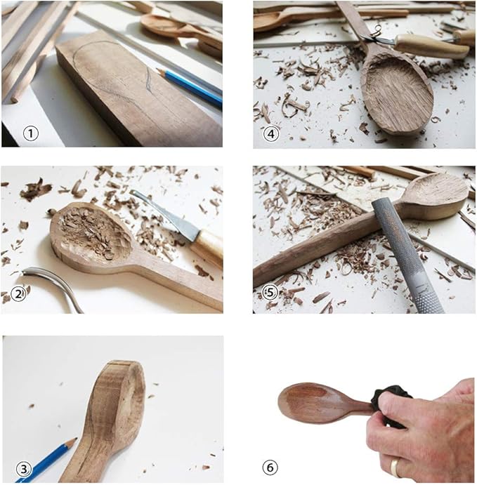 KALINCO Wooden Acacia Salad Servers with Salad Spoon and Fork Set Cooking Utensils for Kitchen (Natural Handmade Cookware) (salad servers)