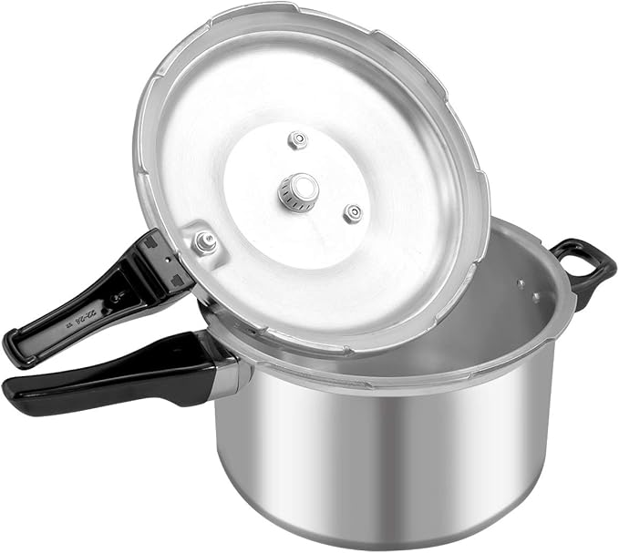 Barton 8Qt Pressure Canner Release Valve Aluminum Canning Pot Cooker Pot Stove Top Instant Fast Cooking Pot Stewing Locking System, 8 Quart