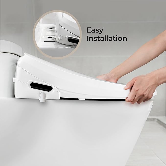Remote Controlled Electric Bidet for Elongated Seats (CBT-I1030RW)
