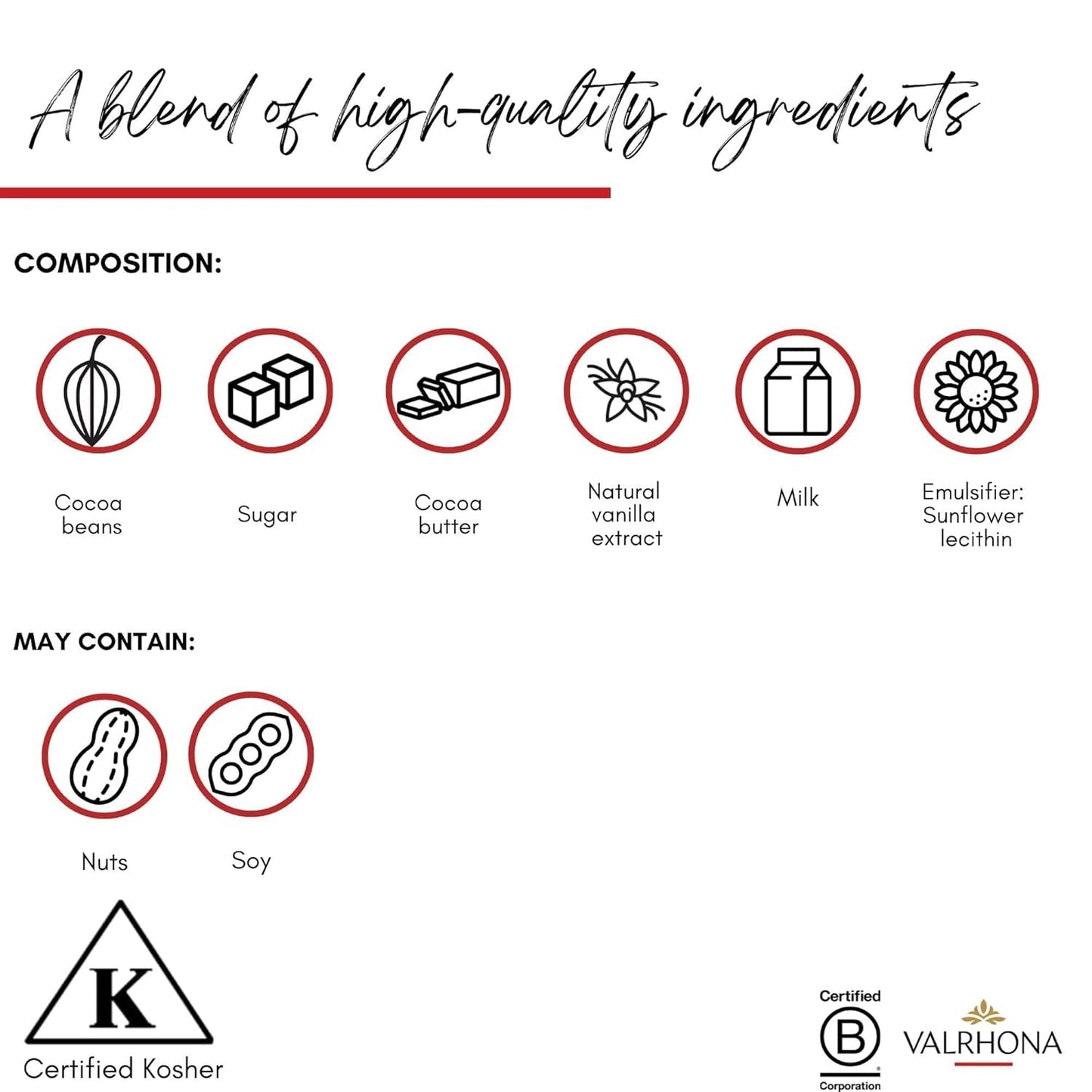 Valrhona Premium French Baking Blonde Chocolate Discs (Feves). DULCEY 35% Cacao. Creamy, Caramel Cookie Flavor Notes. Easy Melt & Tempering. Creamy, Balanced, For Luscious Frostings. 250g (Pack of 2)