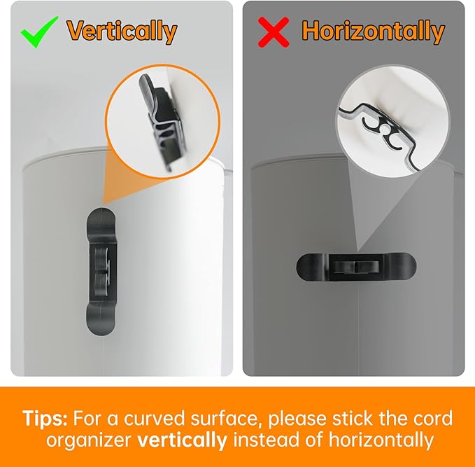 Cord Organizer for Kitchen Appliances, Appliance Cord Organizer, Cord Holder, Cord Keeper, Cord Wrapper for Appliances Stick on Mixers, Coffee Maker, Pressure Cooker (8 Packs)