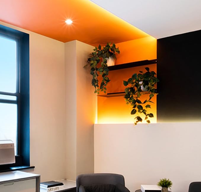 DIY CARTEL Made in The USA - 36 Inch Linear Floating Shelf - Forged Raw Steel - Industrial Heavy Duty Metal Wall Mounted Modern Rustic Shelf (36-inch x 12-inch Black)