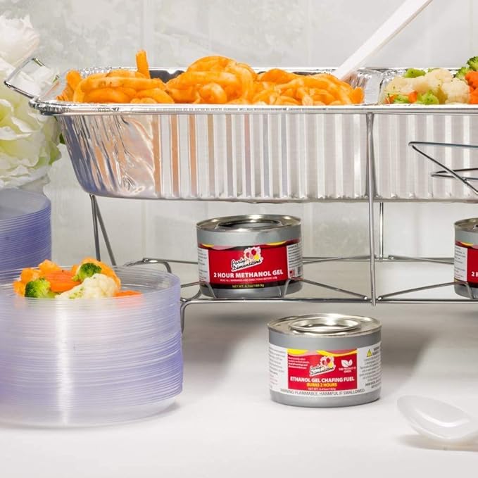 Aluminum Pans Full Size, Large Disposable Roasting & Baking Pan, 21"x13" Deep Foil Pans (10 Pack) Extra Heavy Duty Chafing Trays for Hotels, Restaurants, Caterers, Steam Table, Buffets & Bakeware