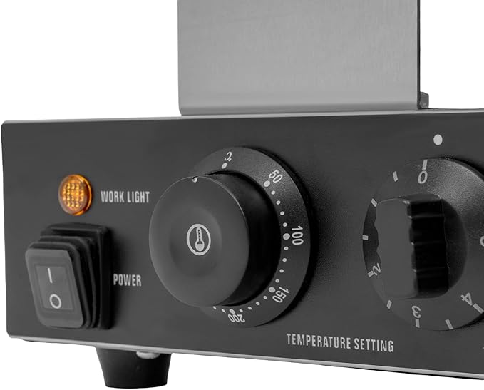 Hexagonal Egg Bubble Waffle Maker w/Two Non-stick Baking Pans, 122-572℉ 2800W Honeycomb Commercial Egg Waffle Making Machine for Double Baking, Double-head Eggs Puff Waffles Maker