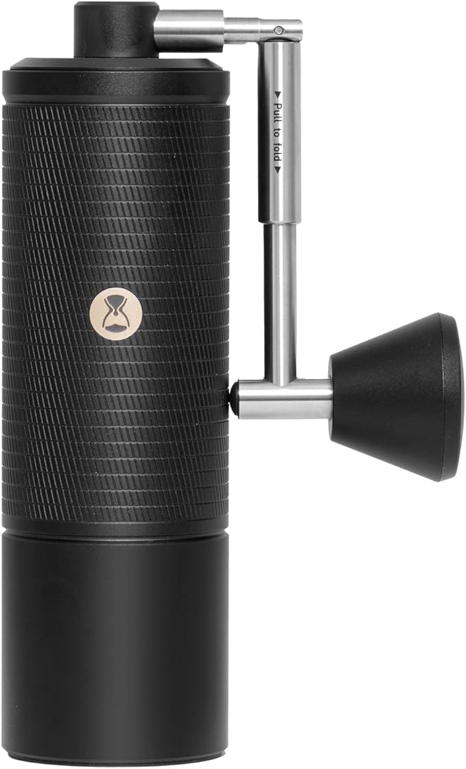 TIMEMORE C5 ESP Pro Manual Coffee Grinder with S2C-420-III Conical Burr, 0.015mm Precision Adjustment, All-Metal Portable Hand Coffee Mill for Espresso/French Press/Pour Over - Black