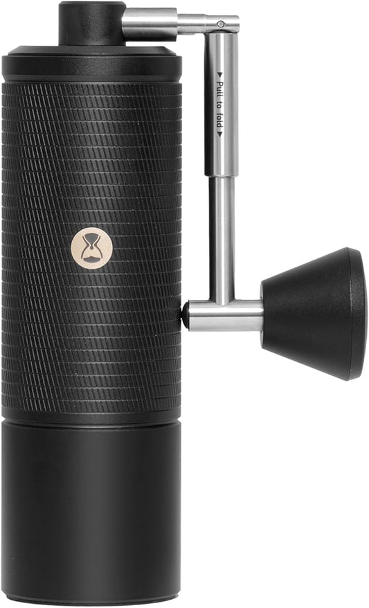 TIMEMORE C5 ESP Pro Manual Coffee Grinder with S2C-420-III Conical Burr, 0.015mm Precision Adjustment, All-Metal Portable Hand Coffee Mill for Espresso/French Press/Pour Over - Black