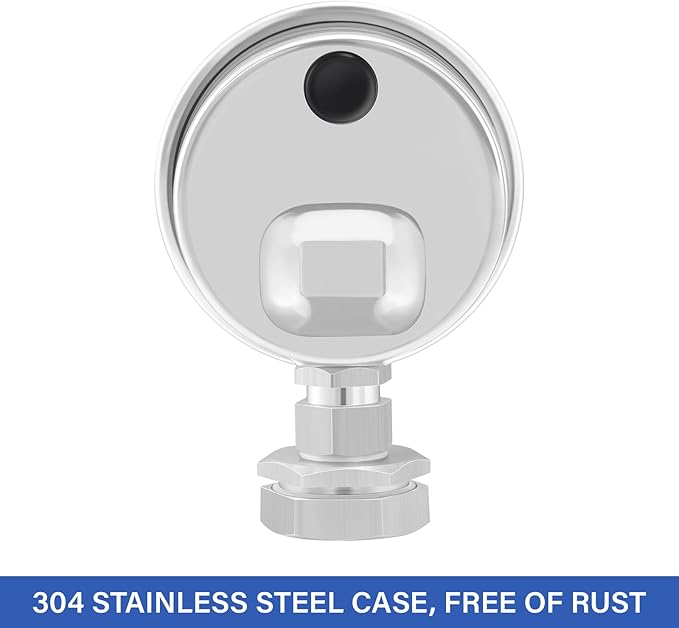 MEASUREMAN Stainless Steel Pressure Cooker Gauge_All Series (Accessory, Pressure Gauge - Fits 37 Quart)