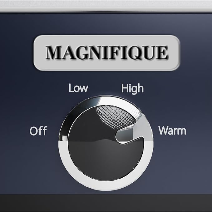 [NEW] MAGNIFIQUE 4-Quart Slow Cooker with Casserole Manual Warm Setting - Perfect Kitchen Small Appliance for Family Dinners, Dishwasher Safe Crock, Blue