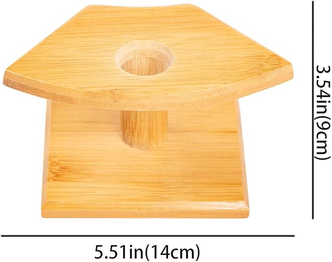 Japanese Style Temaki Sushi Roll Holder Ice Cream Cone Holder With 1-5 Compartments Holes, Kitchen Dining Decor Display Stand, Restaurant Supply Serveware (1 Hole)