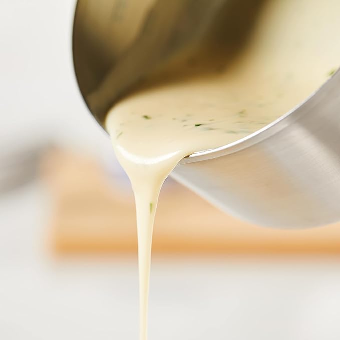 KitchenAid Saucepan with Pour Spouts, 1 Quart, Brushed Stainless Steel, 71018