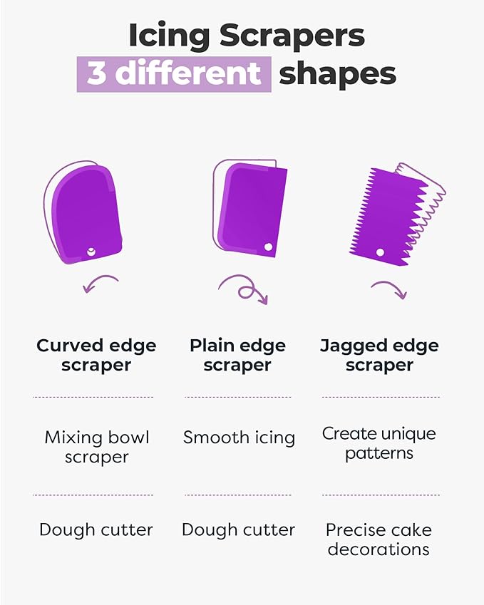 Kootek 71PCs Cake Decorating Kit, Baking Supplies Tools - Includes Cake Stand Turntable, 12 Icing Piping Tips, 2 Frosting Spatulas, 3 Scrapers, 50+2 Piping Bags, Coupler, Video Tutorial, Booklet