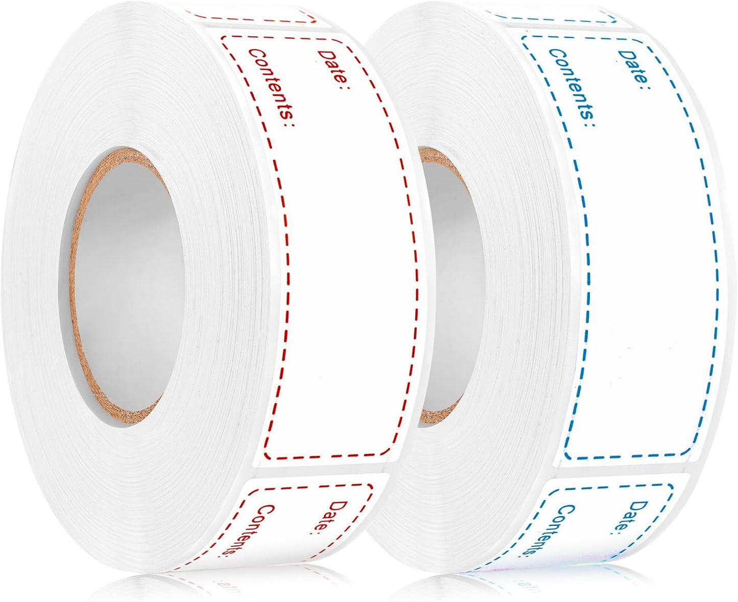 1000Pcs Removable Freezer Labels,1 x 3 Inch Food Labels for Food Containers Food Date Stickers Refrigerator Food Storage Labels Easy Clean No Residue