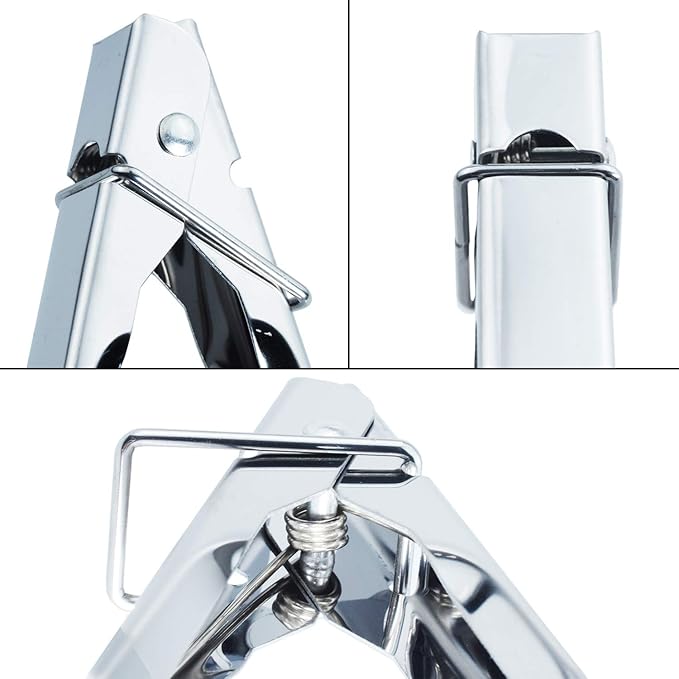 Stainless Steel Serving Tongs Metal Cooking Tongs (9-Inch 3 Pieces)