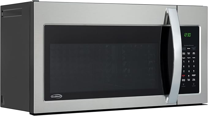 KoolMore KM-MOTC-15SS inch Range Convection Microwave Oven,900 Watts and 300 CFM in Stainless-Steel, UL Listed, 30 in./1.5 cu. ft