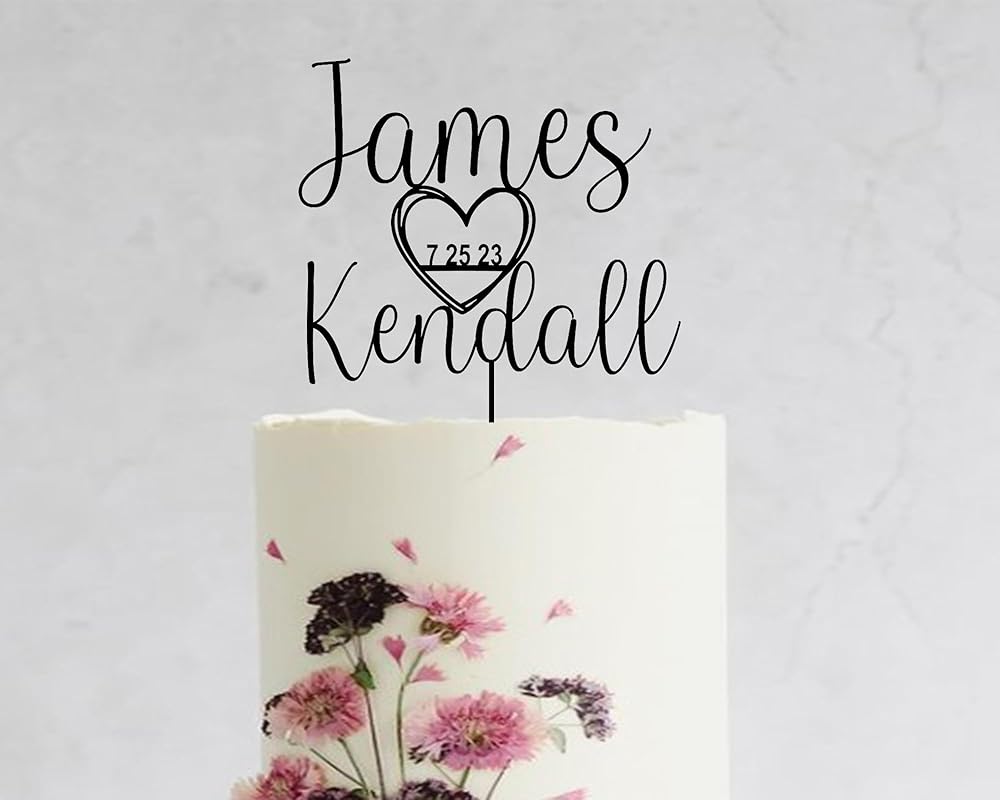 Wedding Cake Toppers, Wedding Cake Toppers Bride and Groom, Custom Cake Topper, Customize Your Own Anniversary Mr and Mrs Cake Topper