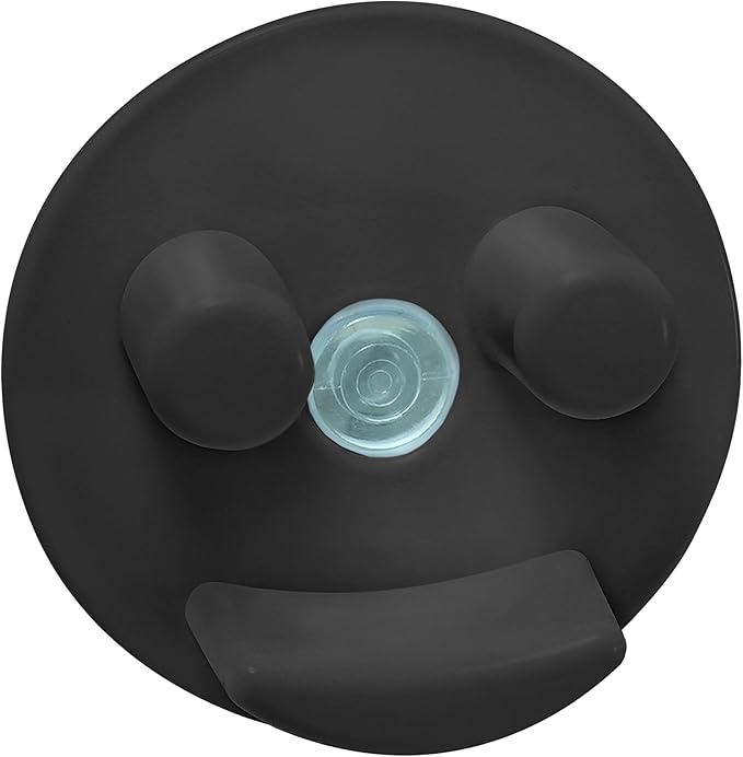 Sponge Daddy Caddy by Storage Theory – Sponge Mommy & Daddy Kitchen Sink Organizer, Universal, Simple Suction Cup Installation, Dishwasher Safe, Keep Sponges Dry, Odor-Free – Black, 1 Pack