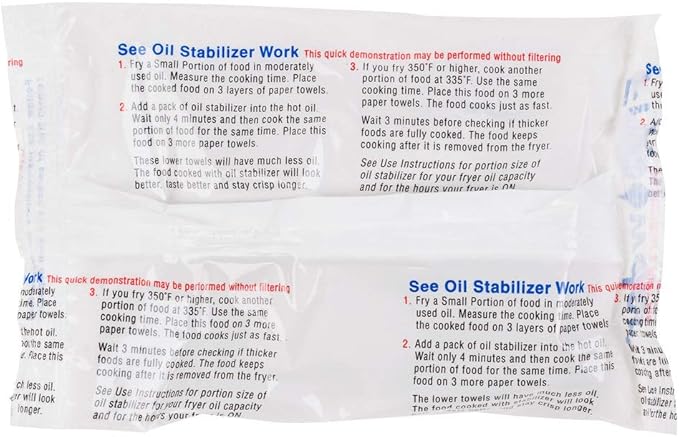 MirOil P100 Fry Powder Oil Stabilizer and Filter Aid, 90 x Size C Portion Pack(160ML Each) Fry Powder, Food Centers Cook Hotter, Deep Fryer Cooking Oil Saver Helps Save Grease & Remove Carbon Deposits