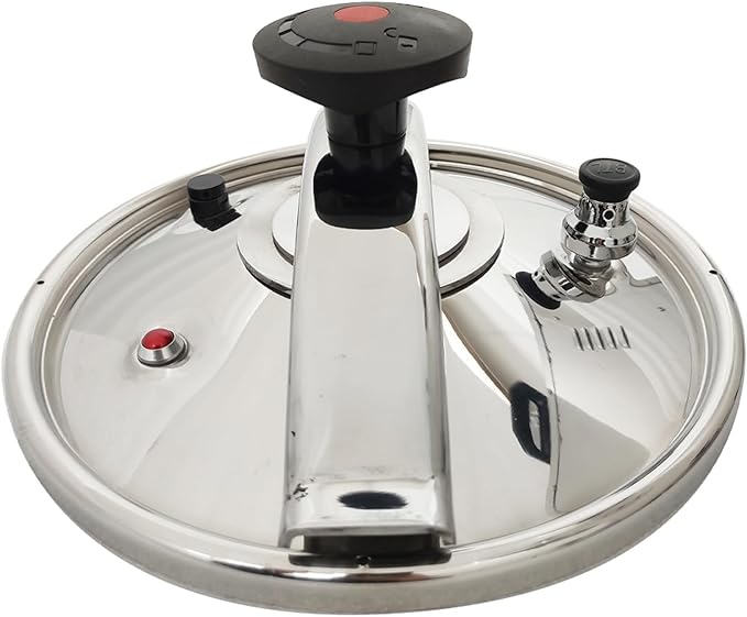 16L High Pressure Fried Chicken Stove Commercial Chicken Deep Fryer Electric Countertop Pressure Fryer with a Fitted Timer 110V 3KW