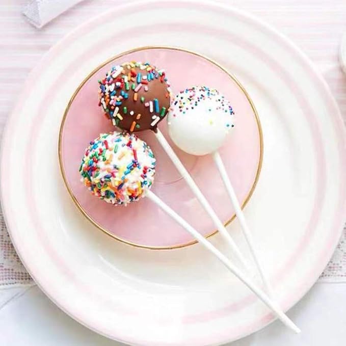 20-Cavity Silicone Cake Pop Mold Set With Lollipop Sticks, Treat Bags, Twist Ties - For Cake Pops, Lollipops, Hard Candy, and Chocolate