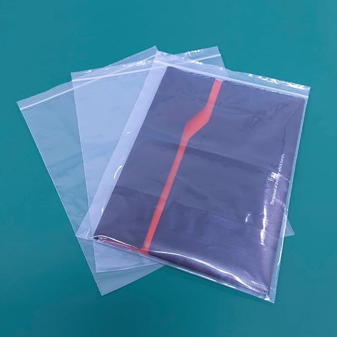 iMailer - 1000 Count - 10" x 13" Clear Zip Bags -2 Mil Reclosable Zip Plastic Poly Bags with Lock Seal Zipper for Clothing, T-Shirt, Prints, Photos, Documents