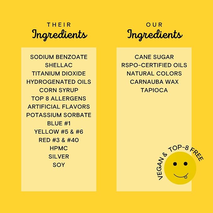 Supernatural Rainbow Starfetti Natural Star Sprinkles - No Artificial Dyes, Soy Free, Gluten Free, Vegan, 3oz