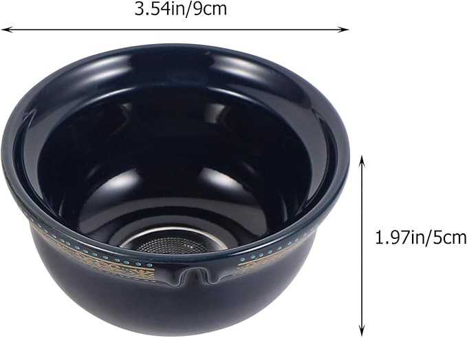 Chinese Ceramic Teapot Classical Porcelain Chinese Gongfu Tea Set 360 Rotation Ceramic Teapot with Tea Strainer for Loose Leaf Tea