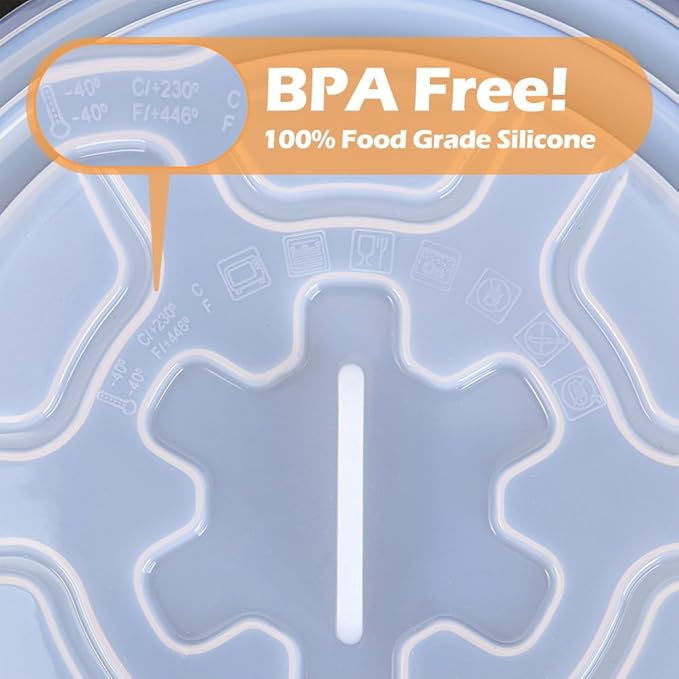 Microwave Dish Cover Microwave Cover for Food Microwave Splatter Cover - Silicone Microwave Plate Cover Dish Covers for Microwave Oven Cooking Anti-Splatter Guard Lid