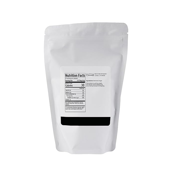 Minimalist Demerara Sugar, Perfect for Baking and Sweetening Beverages (1.5 Pound)