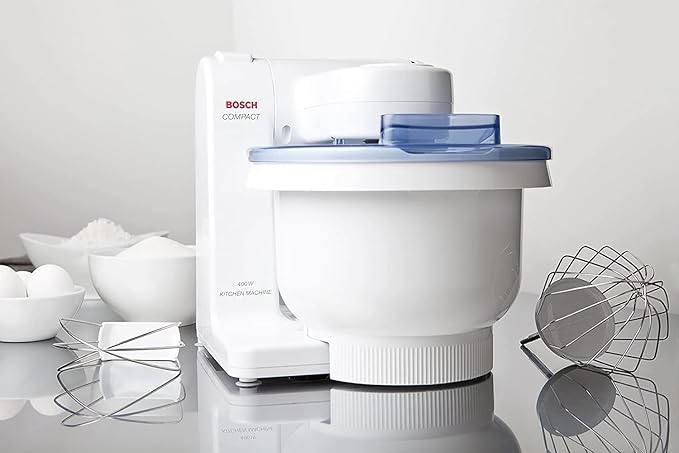 Bosch MUM4405 Compact Tilt-Head Stand Mixer with Pouring Shield, 400 watt, 4 Quart