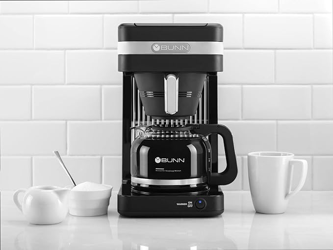BUNN CSB2B Speed Brew Elite 10-Cup Coffee Maker, Black/SST