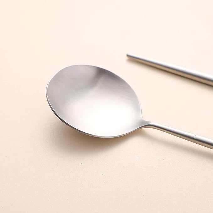 Salad Servers,Spoon and Fork Set 11.41 inch,18/10 Stainless Steel Salad Serving Silver