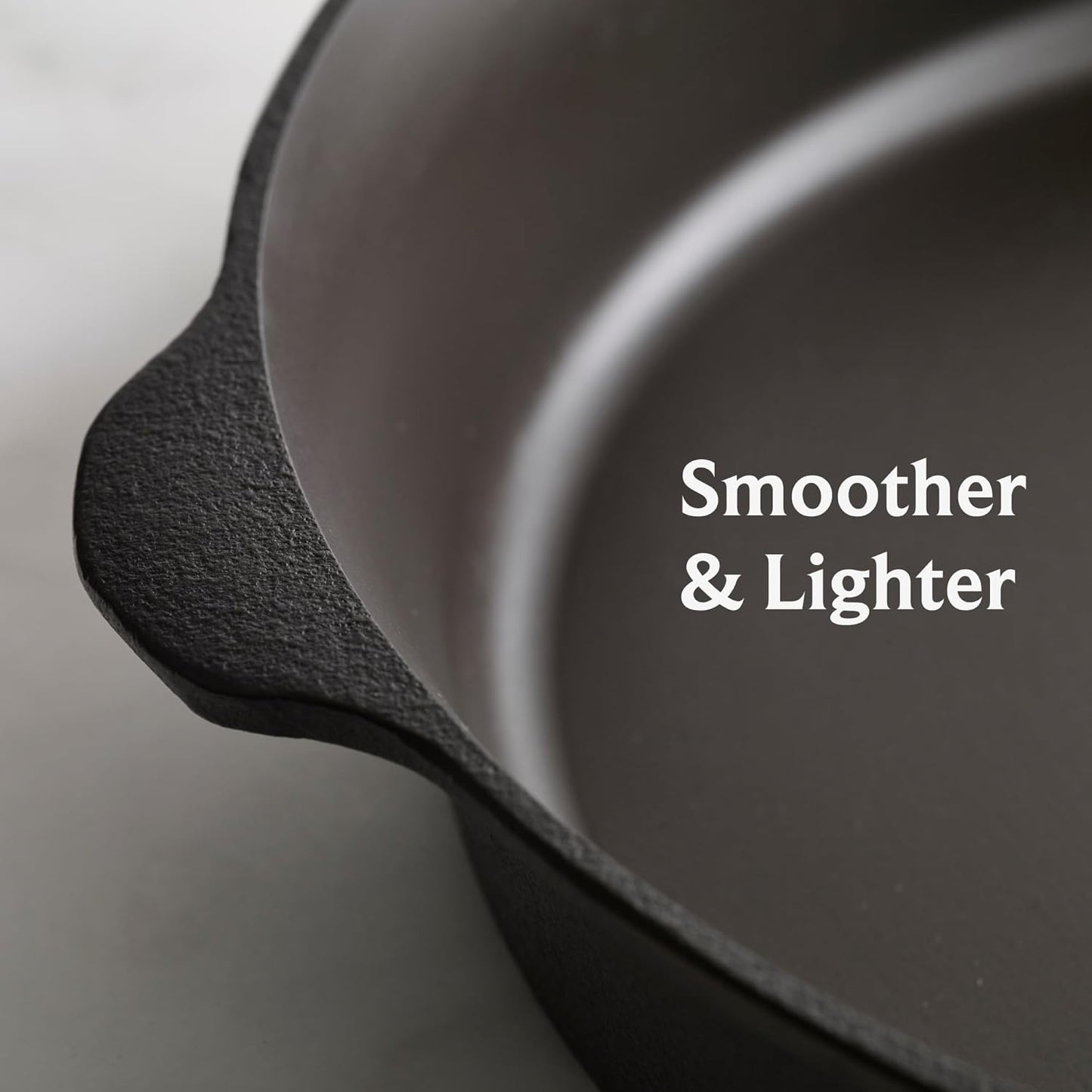 Field Company 11-Inch Cast Iron Skillet – No.10, Lightweight & Smooth, Nonstick, Preseasoned with Organic Oil – Made in USA, Non-Toxic – Great for Roast Chicken, Family Dinners, Vintage Design