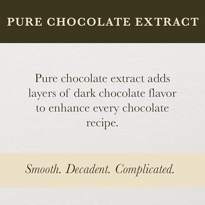 Cook's Pure Chocolate Extract 4 oz