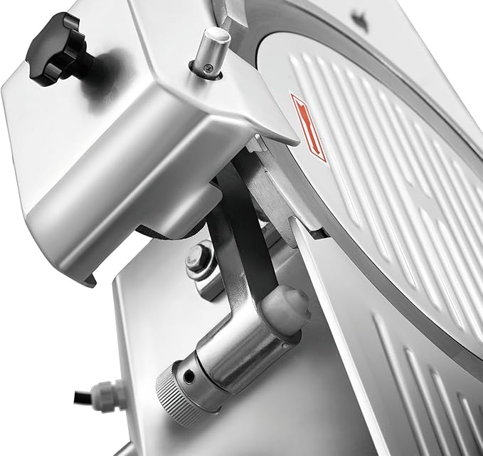 KWS MS-12A 1050W Countertop Model Commercial Automatic Electric Meat Slicer with Stainless Steel Blade, Frozen Meat, Food Slicer/Low Noises [ ETL, NSF Certified]