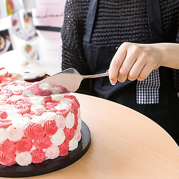 5pcs Stainless Steel Cake Cream Spatula Frosting Baking Pastry Tool Shovel Cake Painting Scraper Decorating Spatula Mixing Set Icing Oil Painting Cream Toner Tool for Fondant Chocolate