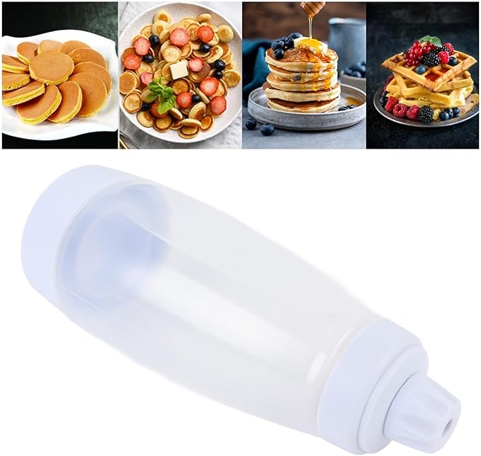 Pssopp Batter Dispenser and Mixer, Shaker Bottle Batter Mixer Pancake Batter Dispenser Mixer Pancake Bottle for Cupcakes Crepes Pancake Mix Muffins