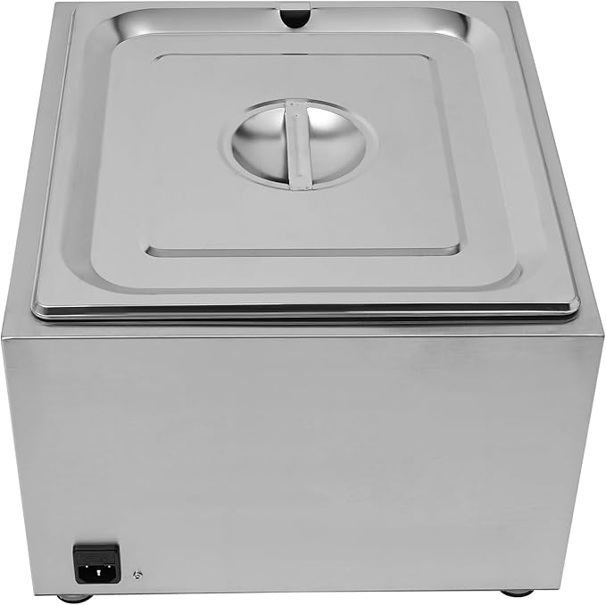 Professional Commercial Chocolate Tempering Machine 26.46 Lbs Single Tank Chocolate Melting Pot with Digital Temp Control 32~203°F, 110V 500W Electric Stainless Steel Chocolate Melter Food Warmer