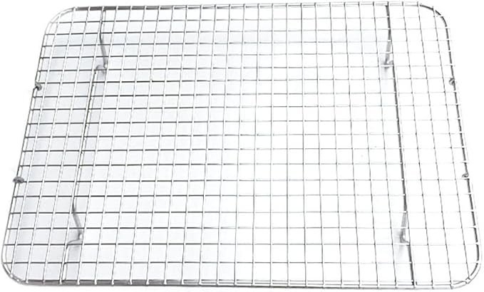 100% Stainless Steel Wire Cooling Rack Heavy Duty Roasting Rack for Baking Cooking Roasting Grilling By InBlossoms