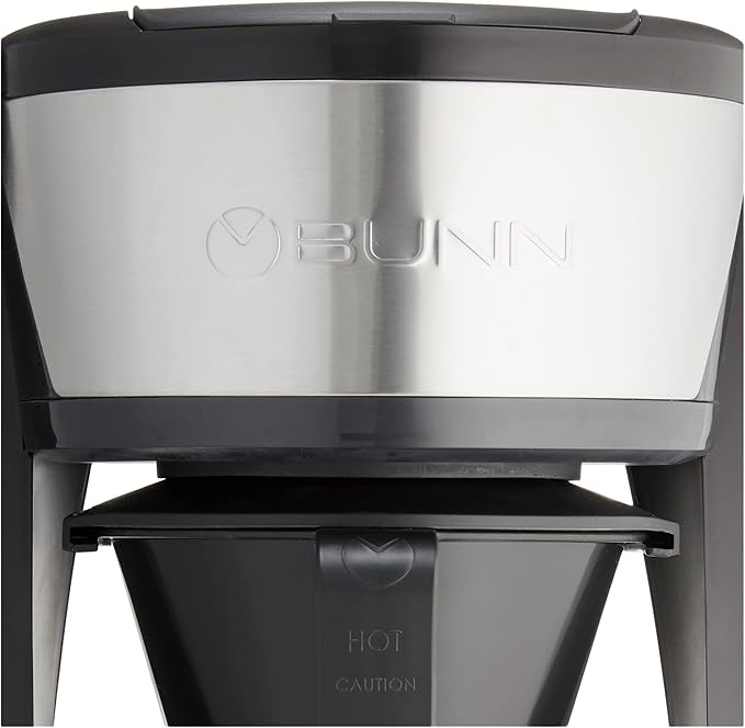 BUNN Heat N Brew Coffee Maker, 10-cup, Stainless Steel