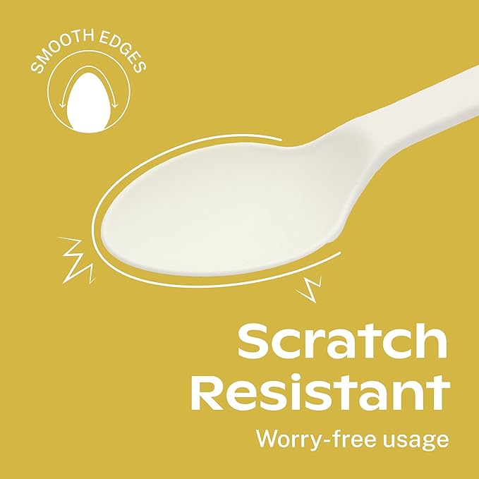 CORAL Ivory White 100% Compostable Silverware Set 340 Pieces - Heavy Duty 160 Forks, 120 Spoons, 60 Knives Bulk - Break Resistant with Smooth Edges, Ocean Friendly Alternative to Plastic Utensils