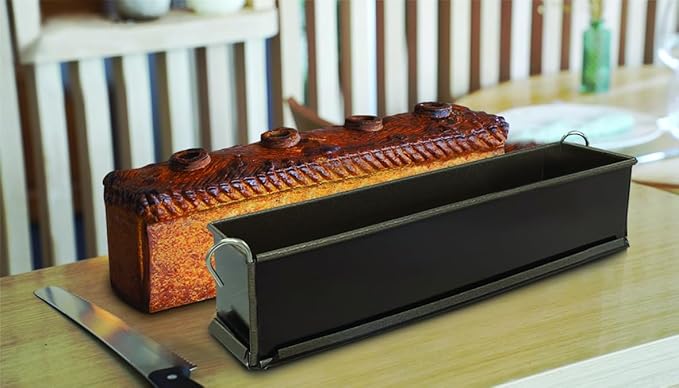 Gobel - Non-Stick Springform Pate and Long Loaf Pan - Removable Bottom - 15 3/4" x 3 1/8" x 3 1/8" - Made in France