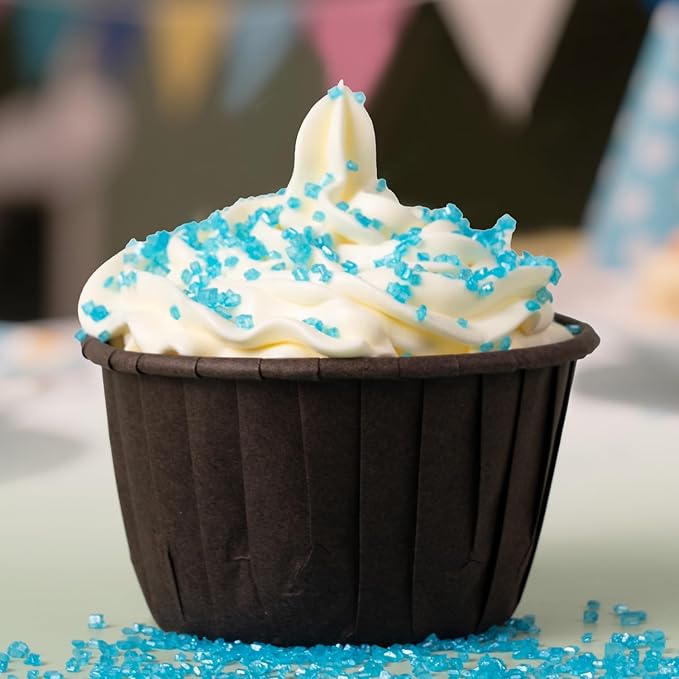 Sanding Sugar Blue Edible Sugar Sprinkles Sanding Sugar for Cake Decorating, Sparkling Crystal Candy White Pearl Sugar for Wedding Party Baking Cupcake Cookie Ice Cream Decoration Supplies - 5.3 oz