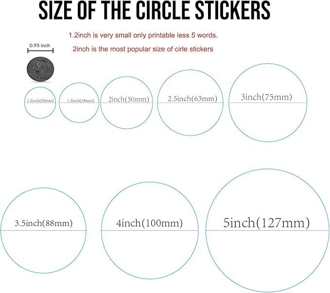 Custom Stickers Kraft Paper Labels Personalized Withe Text, Business Logo Customized Food Jars Labels Bakery Label Sticker Package Favor Canning Circle 100pcs (Style 2)