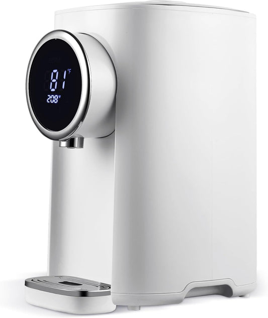 OCTAVO Water Boiler & Warmer 5 Liter, 304 Stainless Steel Water Tank, 700 Watt 6 Adjustable Water Temperature, LCD Touch Control Screen, Child Lock with Water Shortage Indicator