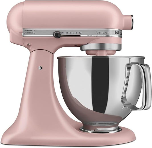 KitchenAid Artisan Series 5-Quart Tilt-Head Stand Mixer - KSM150PS, Dried Rose