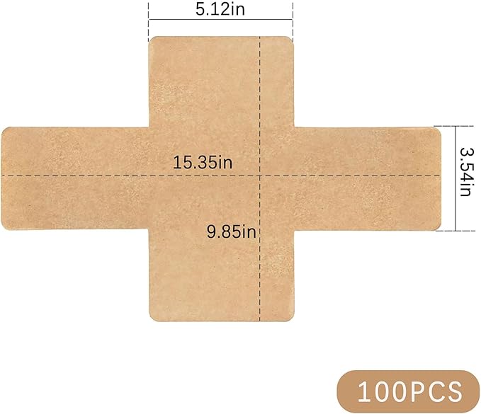 100 Pcs Loaf Pan Liners for Baking Bread 9x5 inches, Baking Paper, Non-Stick Greaseproof Paper, Bread Pan Parchment Paper for Baking Toast Bread, Cakes, Banana Bread