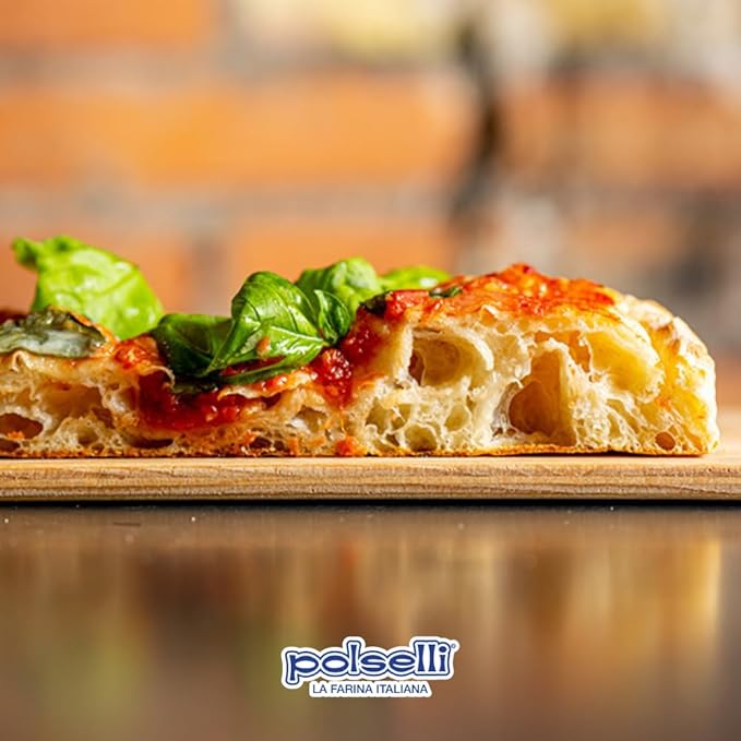 POLSELLI Italian Semola Flour, 11 lbs (5 kg), Fine Ground Semolina Rimachinata for Fresh Pasta, Bread, Grano Duro, Product of Italy, Durum Wheat, Unbleached, Natural, No additives, Index W240 (+0-5%)